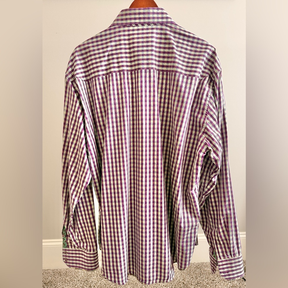 Robert Graham Plaid Shirt w/Embroidery Detail - Picture 5 of 5